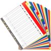 Registri colorati in pp, 20 pezzi, per din a4+ - colori assortiti