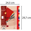Registri colorati in pp, 20 pezzi, per din a4+ - colori assortiti