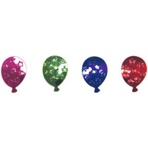 Palloncini a coriandoli da tavolo
