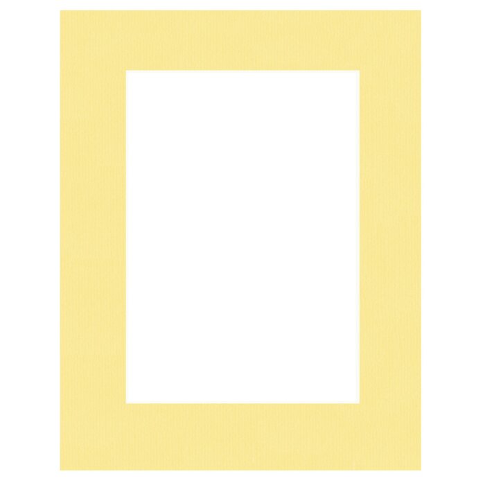 HNFD Passe-partout pronto 20 x 25 cm su 13 x 18 cm giallo