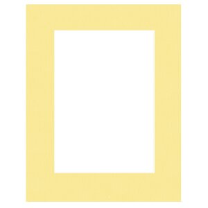 HNFD Passe-partout pronto 20 x 25 cm su 13 x 18 cm giallo