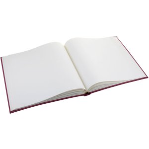 ZEP Album fotografico in lino Velina bordeaux 30x31 cm 60 pagine bianche