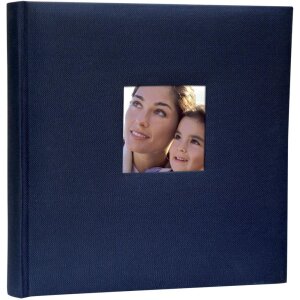 Album fotografico in lino Velina 31x31 cm blu