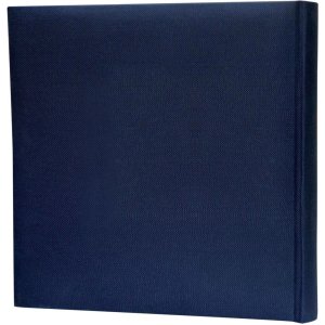 Album fotografico in lino Velina 31x31 cm blu