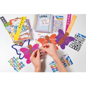 lettere magiche herma, glitterate