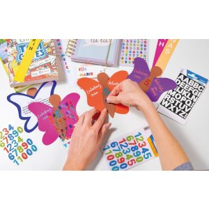 lettere magiche herma, glitterate