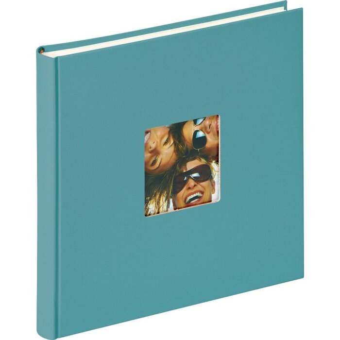 Walther Album fotografico Fun 26x25 cm verde petrolio 40 pagine bianche