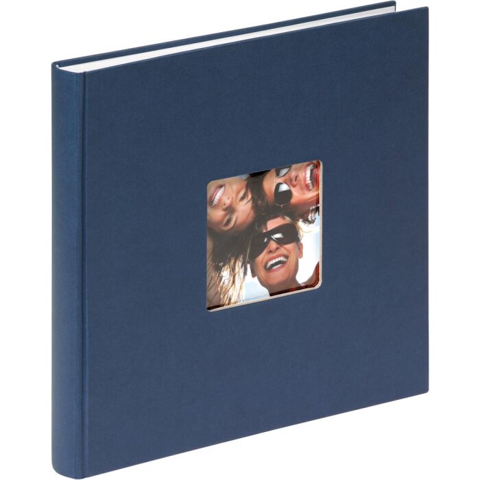 Walther Fun Design Album fotografico 26x25 cm blu 40 pagine bianche