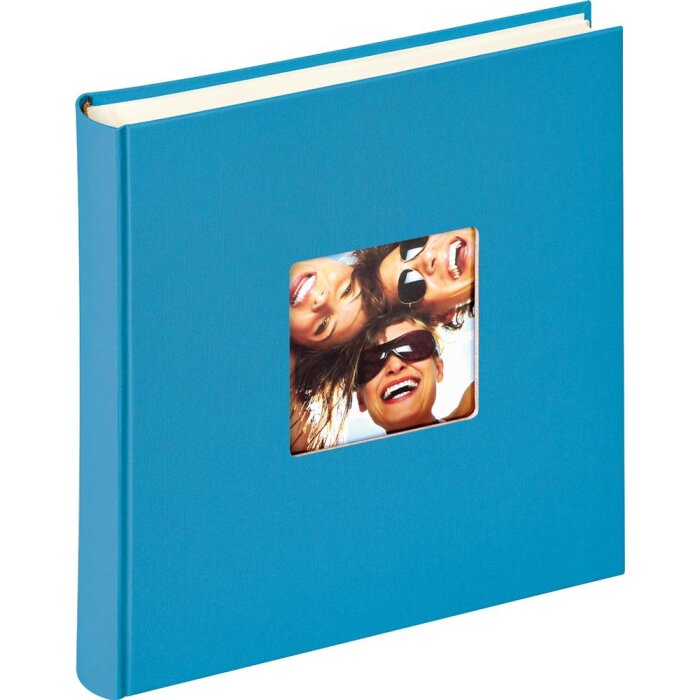 Walther Maxi Album fotografico FUN blu oceano 30x30 cm 100 pagine bianche