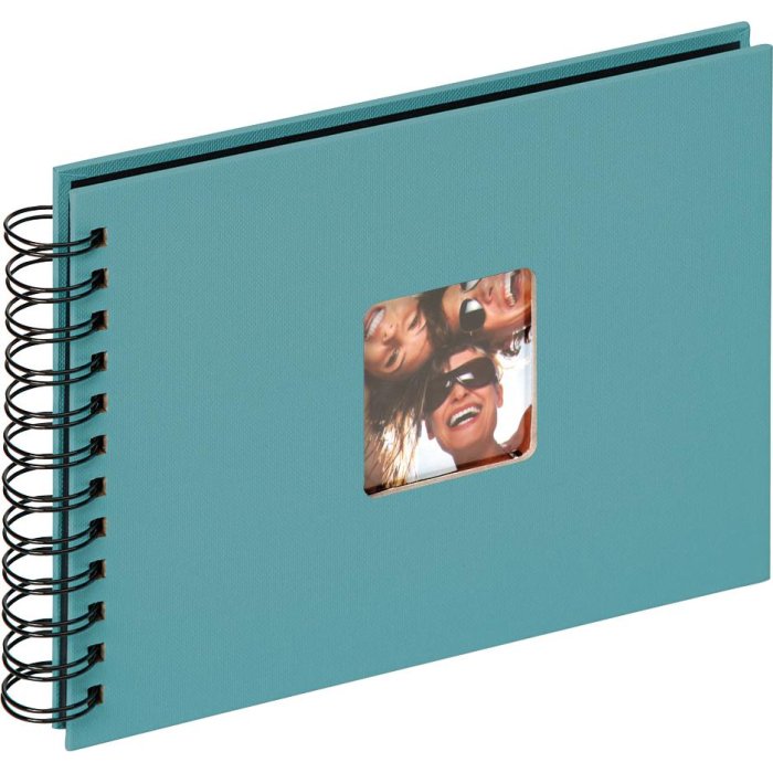 Walther Album a spirale Fun verde petrolio 23x17 cm 40 pagine nere