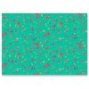 FRUTTI carta da regalo verde 1 foglio 50x70 cm