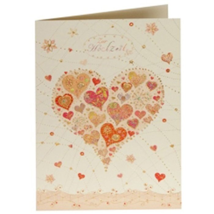 Biglietto dauguri Goldbuch BIG HEART 12x17,5 cm