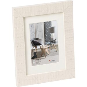 Cornice in legno bianco polare HOME 10x15 cm