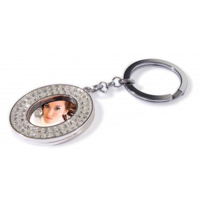 Erno Portachiavi Glamour Diamante ovale