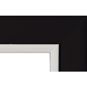 Cornice Metro in polistirolo 10x15 cm nero