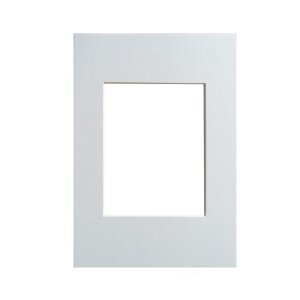 Galleria passepartout 50x70 cm (40x60) bianco polare