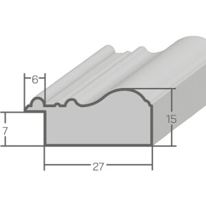 Cornice in legno antico 29,7 x 42 (A3) cm metallo vetro acrilico