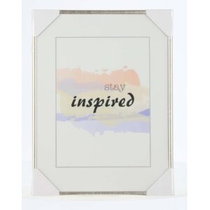 Cornice in plastica Madrid 30x40 cm champagne