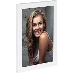 Cornice Davos in metallo 13x18 cm bianco