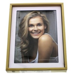Cornice Davos in metallo 13x18 cm bianco