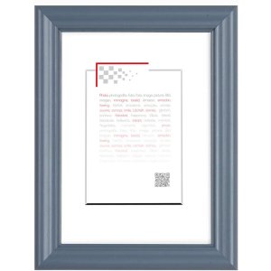 Cornice in legno Circee 18x24 cm grigio