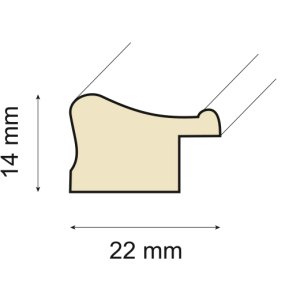 Cornice in legno Peps 20x30 cm agrumi