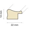 Cornice in legno Peps 20x30 cm agrumi