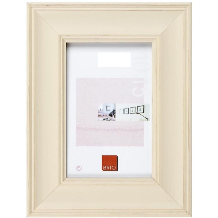 Cornice di legno Constance bianca 24x30 cm