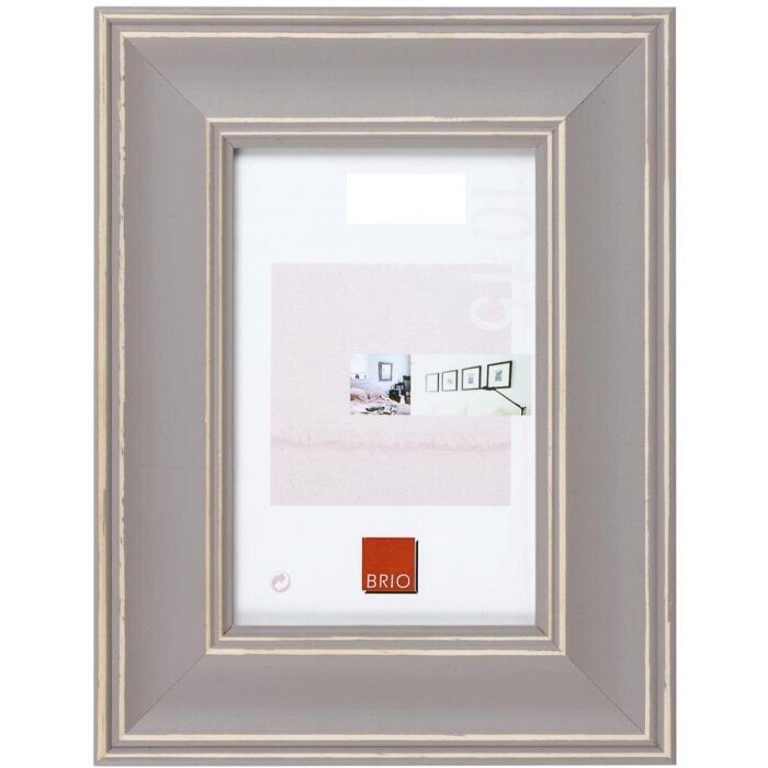 Cornice in legno Constance grigio 30x40 cm
