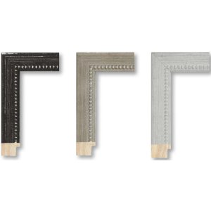 Cornice in legno perla 10x15 cm grigio
