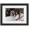 Cornice in legno perla 20x30 cm nero