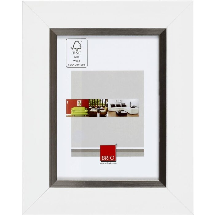 Cornice in legno Orion 18x24 cm bianco