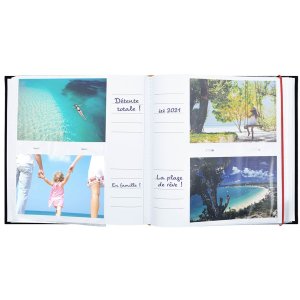 Panodia Slip-In Album Linea 200 foto 11x15 cm nero