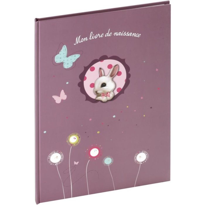 Foxy Baby Diary testo viola formato francese A4