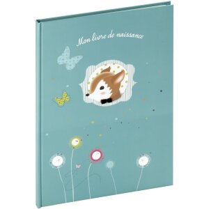 Foxy Baby Diary testo blu formato francese A4