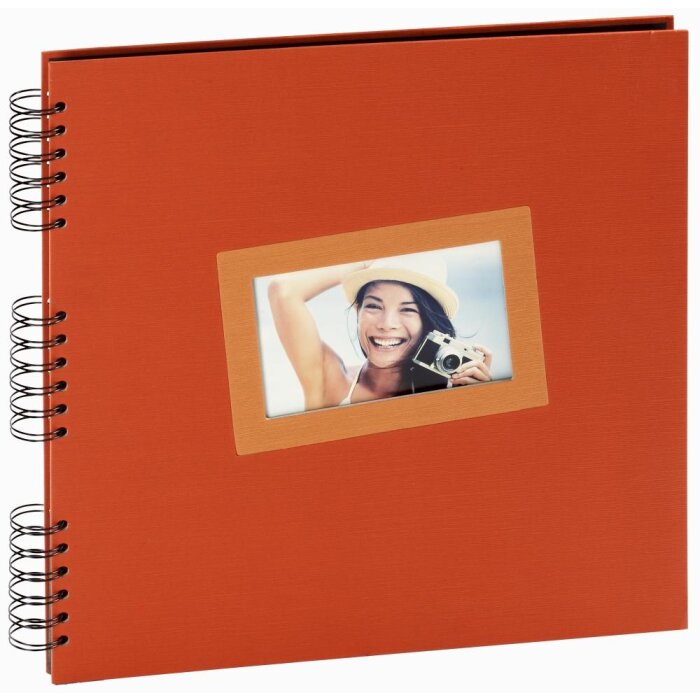 Album a spirale Tais arancione 30x30 cm