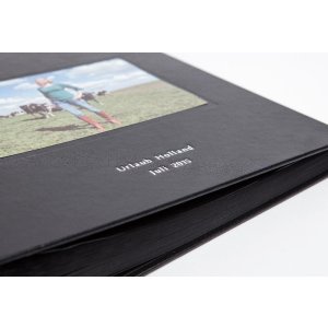 Album fotografico KOLARA nero con testo della vostra foto 30x30 cm 100 pagine nere
