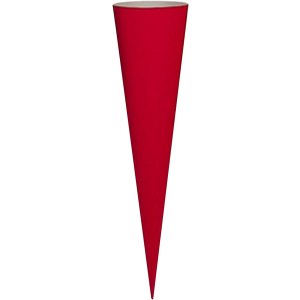Sacchetto scuola a cono in cartone colorato 70 cm assortiti