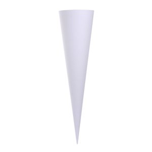 Cono scolastico bianco 70 cm