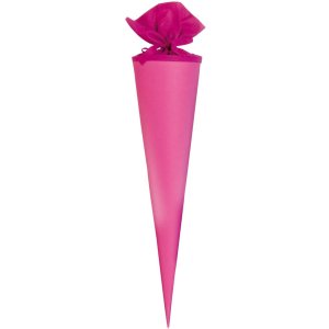 Cono scolastico in cartone colorato 70 cm assortito