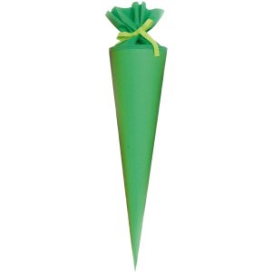 Cono scolastico in cartone colorato 70 cm assortito