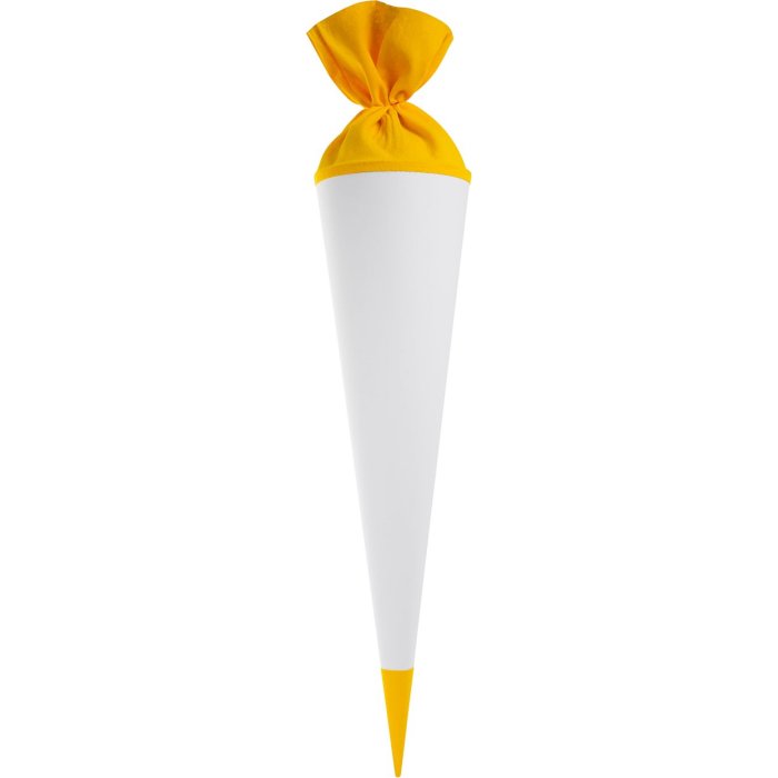 Goldbuch Craft Borsa per la scuola giallo-bianco 70 cm
