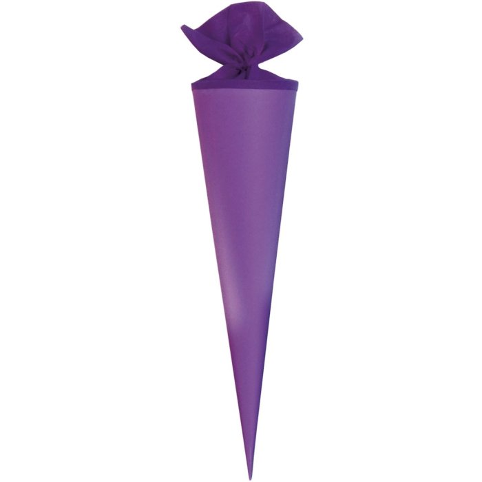 Goldbuch 70 cm cono scuola in cartone color lilla