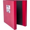 HNFD Maxi album fotografico Lona rosso 34,5x33 cm 100 pagine nere