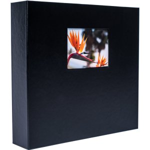 HNFD Maxi album fotografico Lona nero 34,5x33 cm 100...