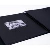 HNFD Maxi album fotografico Lona nero 34,5x33 cm 100 pagine nere