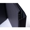 HNFD Maxi album fotografico Lona nero 34,5x33 cm 100 pagine nere
