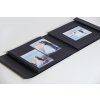 HNFD Maxi album fotografico Lona nero 34,5x33 cm 100 pagine nere