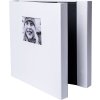 HNFD Maxi Photo Album Lona bianco 34,5x33 cm 100 pagine nere