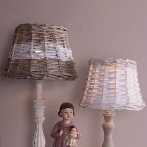 Clayre e Eef Paralume w4ro0081bw ø 23x17 cm Rattan...